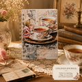 Cottage Tea Time Journal, 5x8 Unlined Spiral
