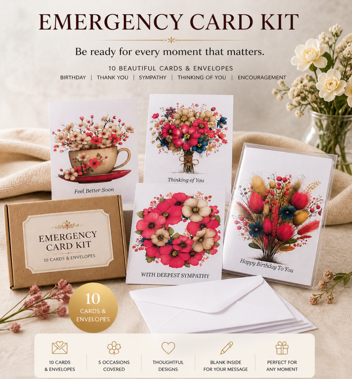Greeting Cards Emergency Set