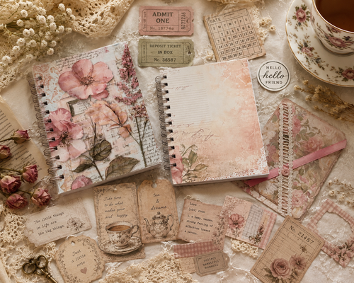 Junk journal with Ephemera 