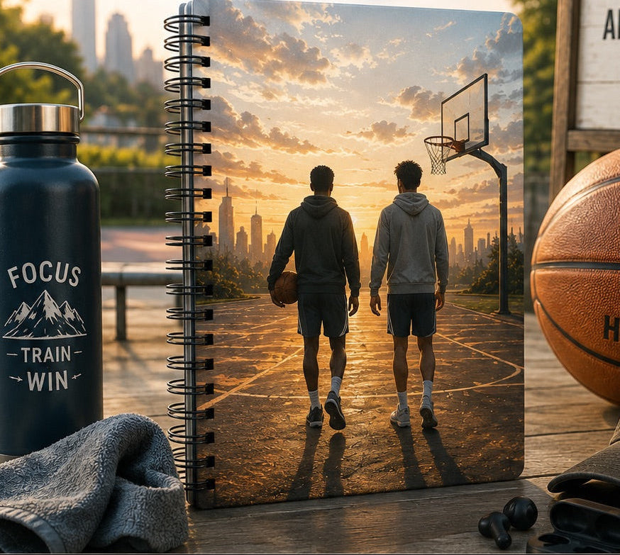 Journal 3 - The Teammate, His Story Collection by Tjayebirds Handmade - basketball friendship journal